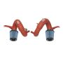 Injen 19-21 Genesis G70 V6-3.3L Twin Turbo SP Short Ram Air Intake System - Wrinkle Red