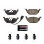 PowerStop Z23-768A PowerStop - Z23 Daily Driver Carbon-Fiber Ceramic Brake Pads with Hardware Kit