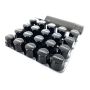 Rays W171215B5H 17 HEX L31 Lock and Nut Set 12 X 1.50- Black