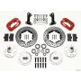 Wilwood 140-10996-DR Forged Dynalite Front Kit 11.00in Drill-Red 67-69 Camaro 64-72 Nova Chevelle