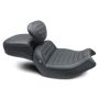 Mustang Motorcycle 89200 Mustang 20-22 Indian Challenger Standard Touring 1PC Seat w/Driver Backrest - Black