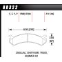 Hawk Performance HB322P.717 SuperDuty Disc Brake Pad