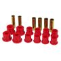 Prothane 6-1017 82-96 Ford Rear Spring & Shackle Bushings - Red