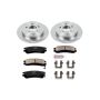 PowerStop KOE5135 OE Stock Replacement Low-Dust Ceramic Brake Pad and Rotor Kit