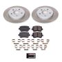 PowerStop SC4624 Semi-Coated Rotor and Low-Dust Ceramic Brake Pad Kit