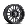 ICON 1220908955SBMW Alpha 20x9 8x180 12mm Offset 5.5in BS 125.2mm Bore Satin Black/Milled Windows Wheel