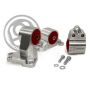Innovative 94-01 Acura Integra Billet Conversion Silver Aluminum Mount Kit (B/D Series) 85A Bushings