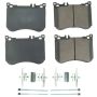PowerStop 17-1688 PowerStop - Z17 Low-Dust Ceramic Brake Pads with Hardware