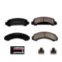 PowerStop Z23-249 PowerStop - Z23 Daily Driver Carbon-Fiber Ceramic Brake Pads with Hardware Kit