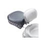 Mustang Motorcycle 79347 Mustang 06-17 Harley Dyna Wide Touring Recessed Passenger Seat w/Studs - Black