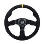 NRG RST-012SA Reinforced Steering Wheel (320mm) Alcantara Steering Wheel w/ Black Stitching