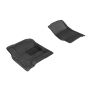3D MAXpider 2014-2020 Chevrolet Silverado Double Cab/Crew Cab Kagu 1st Row Floormat - Black