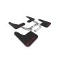Rally Armor MF77-UR-BLK/RD Black Mud Flap/Red Logo