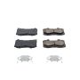 PowerStop 17-1802 PowerStop - Z17 Low-Dust Ceramic Brake Pads with Hardware