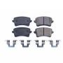 PowerStop 17-1386 PowerStop - Z17 Low-Dust Ceramic Brake Pads with Hardware