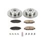 PowerStop KOE3134 OE Stock Replacement Low-Dust Ceramic Brake Pad and Rotor Kit