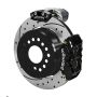 Wilwood 140-16164-D Forged Dynalite Rear Electronic Parking Brake Kit -Black Powder Coat Caliper - SRP D/S Rotor