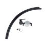J&L 13-18 Ford Escape 2.0 EcoBoost 2.0 Oil Separator 3.0 Passenger Side - Clear Anodized