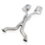Stainless Works CRVIC03CBNTL 2003-11 Crown Victoria/Grand Marquis 4.6L 2-1/2in Exhaust S-Tube Mufflers No Tips