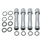 S&S Cycle 106-1340 2017+ M8 Models Pushrod Cover Kit - Chrome