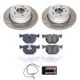 PowerStop SC5492 Semi-Coated Rotor and Low-Dust Ceramic Brake Pad Kit