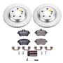 PowerStop ESK6904 Genuine Geomet Coated Rotors, ECE-R90 Brake Pads + Hardware Kit