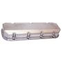 MOROSO MOR68345 BBC Billet Rail Valve Covers w/3/8in Inserts