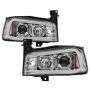 SPYDER 5085238 1 Piece Projector Headlights - Light Bar LED - Chrome