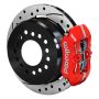 Wilwood 140-14400-DR Dynapro 12 Bolt Low-Pro Rear Kit w/ E-Brake 11in Drilled & slotted / 2.75-2.81in off - Red