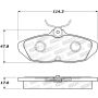 Stoptech 308.05990 Street Brake Pads - Front