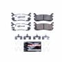 PowerStop Z26-636 PowerStop - Z26 Performance Carbon-Fiber Ceramic Brake Pads with Hardware Kit