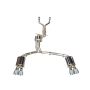 AWE Tuning 3015-42012 Audi C7 / C7.5 S7 4.0T Touring Edition Exhaust - Polished Silver Tips