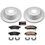 PowerStop CRK2050 Genuine Geomet Coated Rotor and Low-Dust Ceramic Brake Pad Kit