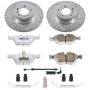 PowerStop K933-26 Z26 Street Performance Ceramic Brake Pad and Drilled & Slotted Rotor Kit
