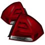 SPYDER 5076403 LED Tail Lights - Red Clear