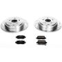 PowerStop K2382 Z23 Daily Driver Carbon-Fiber Ceramic Brake Pad and Drilled & Slotted Rotor Kit