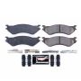 PowerStop Z23-702A PowerStop - Z23 Daily Driver Carbon-Fiber Ceramic Brake Pads with Hardware Kit