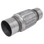 FORTLUFT 4401093 Exhaust Flex Connector with Extension Pipes 3.00''x6.00''x10.00'' Stainless Steel