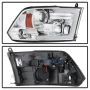 SPYDER 5084828 Projector Headlights - Version 2 - Light Bar DRL - Chrome