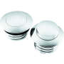 Bikers Choice 493060 82 Up W/Dual Cap Chrome Pop Up Billet Gas CapSet