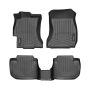 WEATHERTECH WEA44439-1-2 Black Front And Rear Floorliners