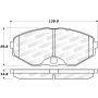 Stoptech 308.04860 Street Brake Pads