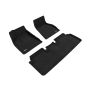 3D MAXpider L1TL01304709 15-19 Tesla Model S Elegant 1st 2nd Row - Floor Mat Set (Black)