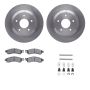 Dynamic Friction 6512-47076 Rotor Kit