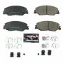 PowerStop Z23-2185 PowerStop - Z23 Daily Driver Carbon-Fiber Ceramic Brake Pads with Hardware Kit