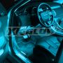 XKGLOW XK041004-AB XK Glow Strip Single Color  UnderglowLED Accent Light Car/Truck Kit Light Blue - 4x8In