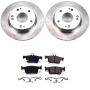 PowerStop KOE7725 OE Stock Replacement Low-Dust Ceramic Brake Pad and Rotor Kit