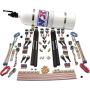 Nitrous Express 90095-15 SX2 DUAL STAGE/ALCOHOL - 8 SOLENOID (200-1200HP) WITH 15LB BOTTLE