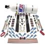 Nitrous Express 90208-12 SHARK DUAL STG/GAS/RAILS 16 NZLS (200-1200HP) W/ COMPOSITE BOTTLE