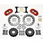 Wilwood 140-12298-DR Narrow Superlite 6R Front Hub Kit 12.88in Drill Red 79-87 GM G Body